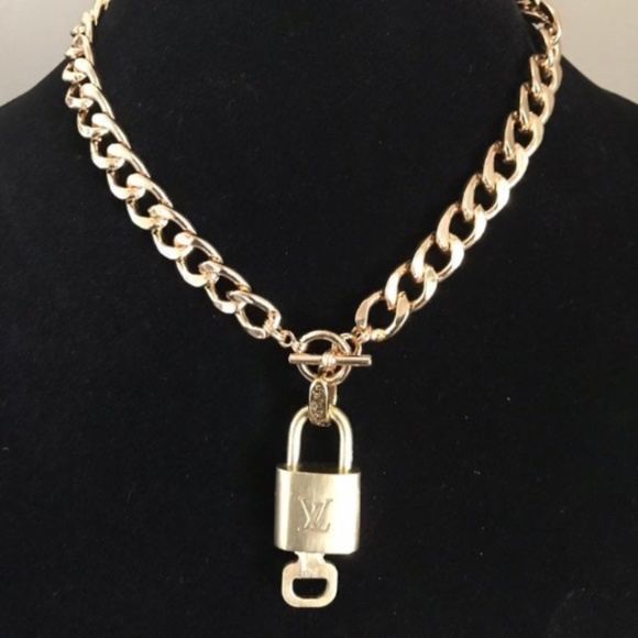Louis Vuitton Jewelry - Gold Louis Vuitton Lock And Key